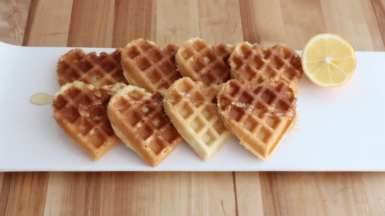 Citromos gofri recept