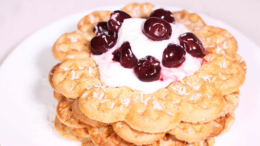 Cukormentes teljes kiőrlésű gofri