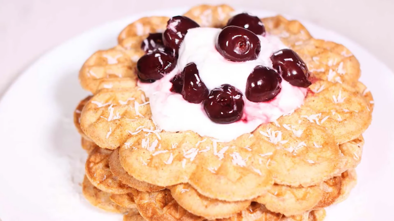 Cukormentes teljes kiőrlésű gofri