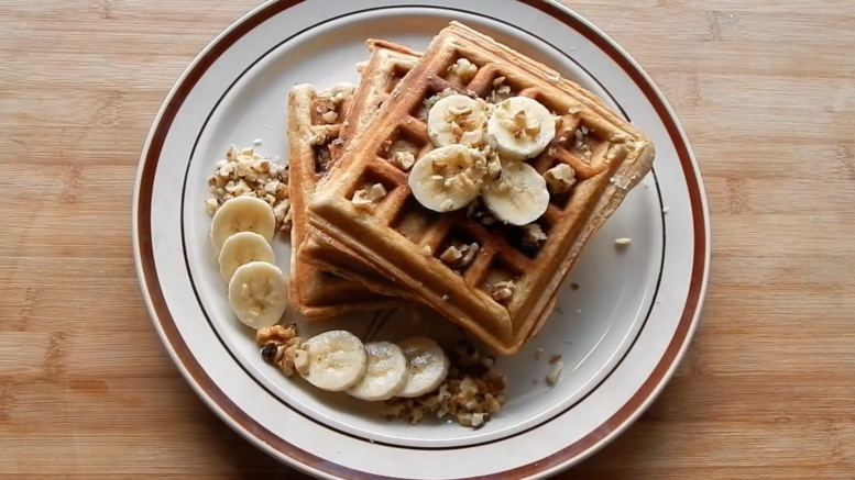 Diétás banános gofri