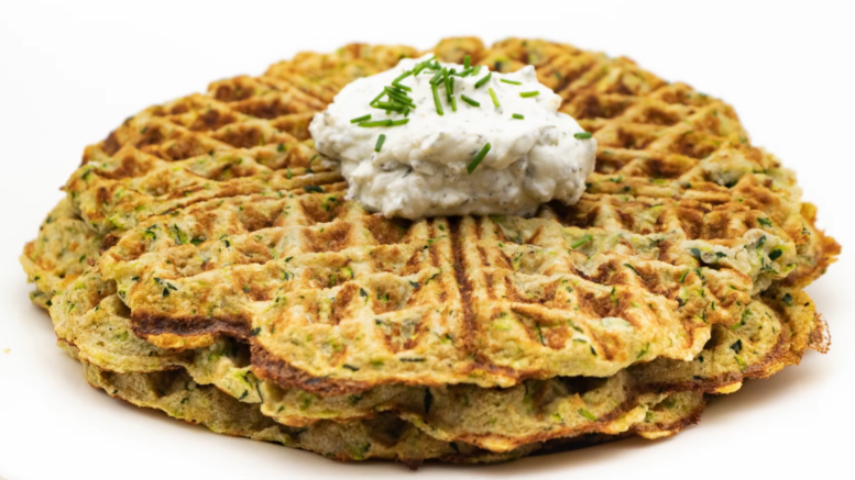 Diétás cukkini gofri