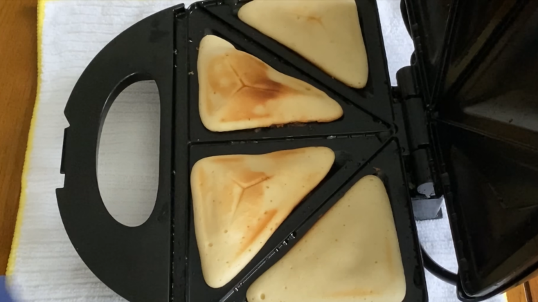 Gofri szendvicssütőben