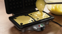 Gofri tészta készítése