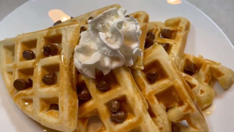 Könnyű gofri tészta