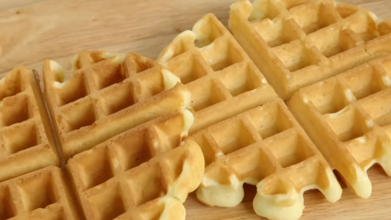 Ropogós waffel recept