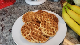 Banános gofri babáknak