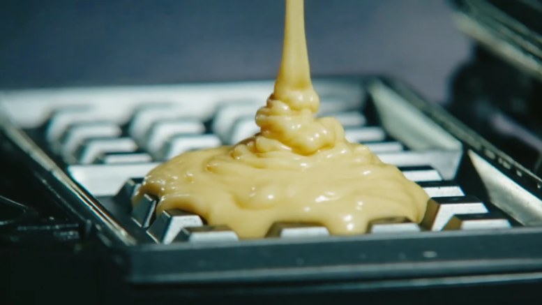 Gofri növényi tejjel