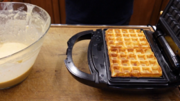 Ropogós sajtos gofri